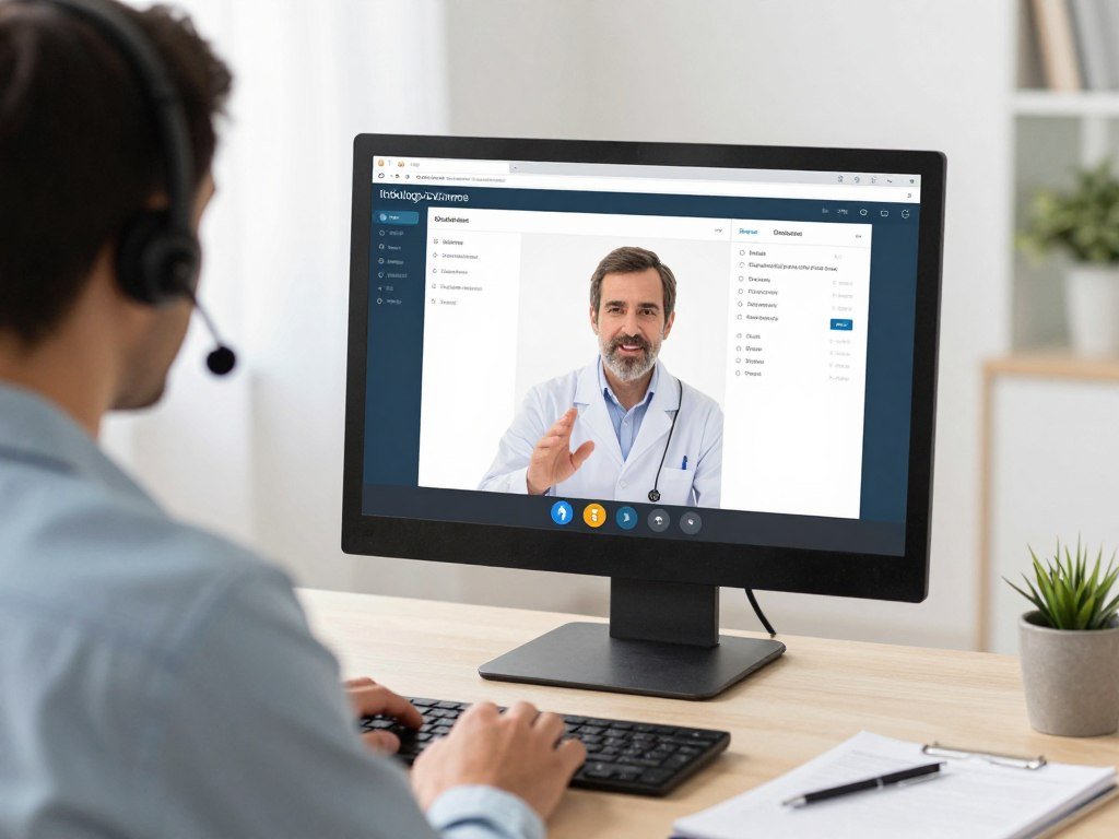 MAIKONG customer support team assisting with iridology software