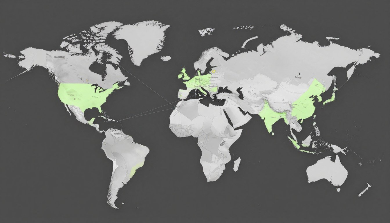 MAIKONG global distributor network map