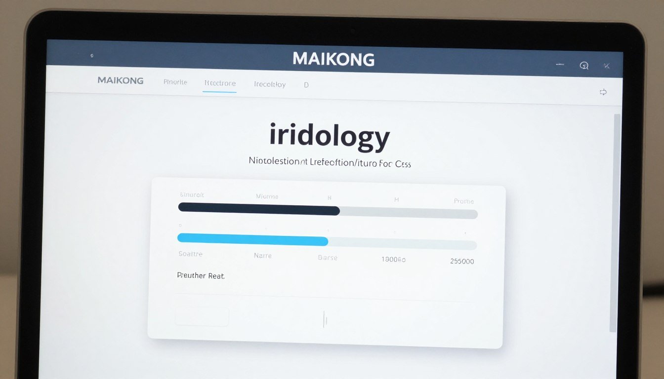 MAIKONG iridology software installation screen showing setup wizard