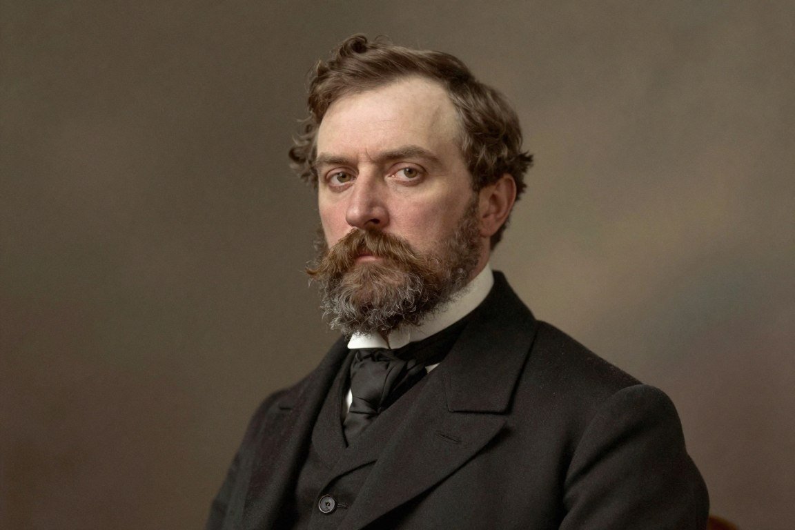 Portrait of Ignaz von Peczely, the father of iridology