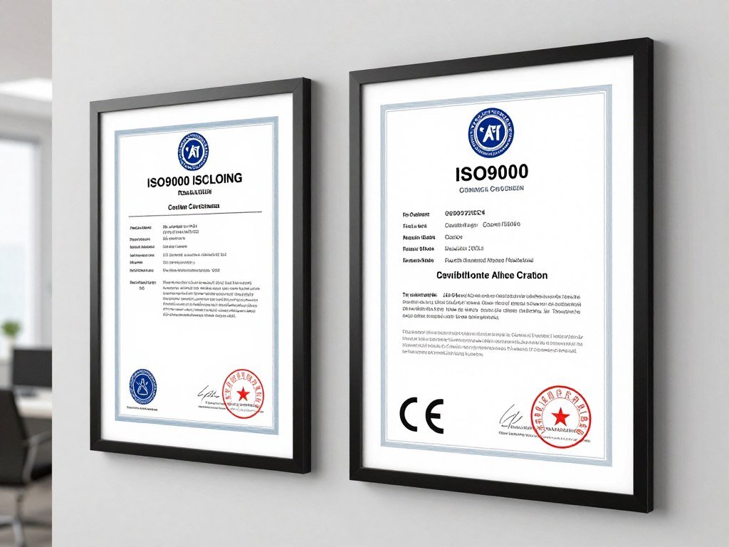 MAIKONG ISO9000 and CE certificates